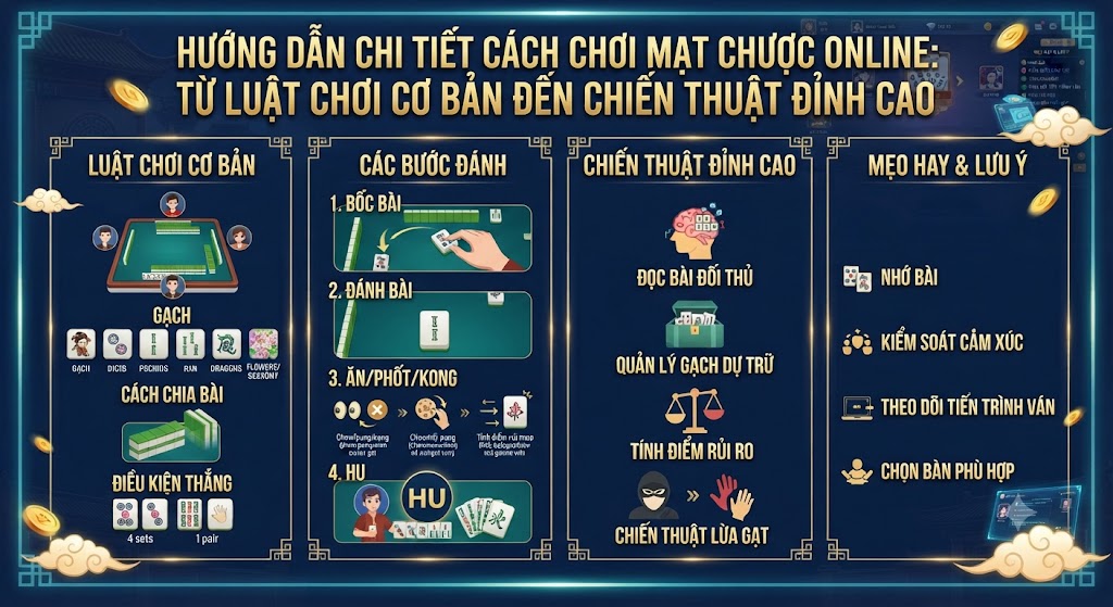 cách chơi mạt chược online