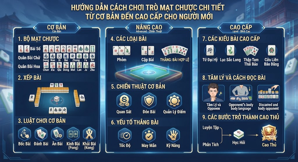 cách chơi trò mạt chược