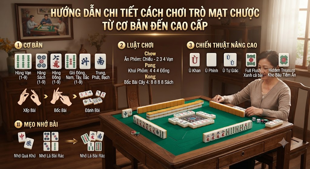 cách chơi trò mạt chược