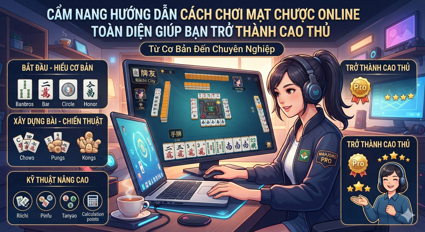 cách chơi mạt chược online